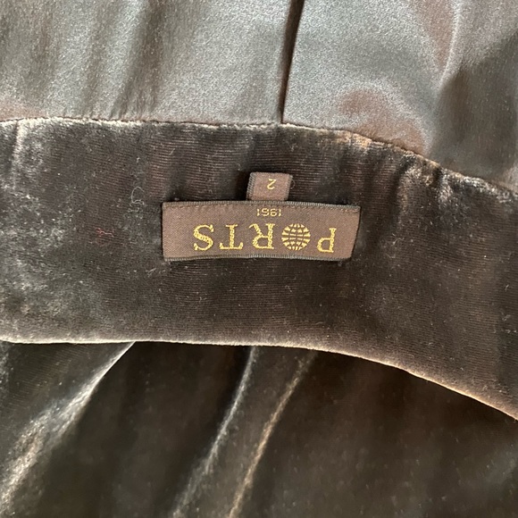 Ports Silk velvet puffy coat sz 2 - Picture 4 of 6